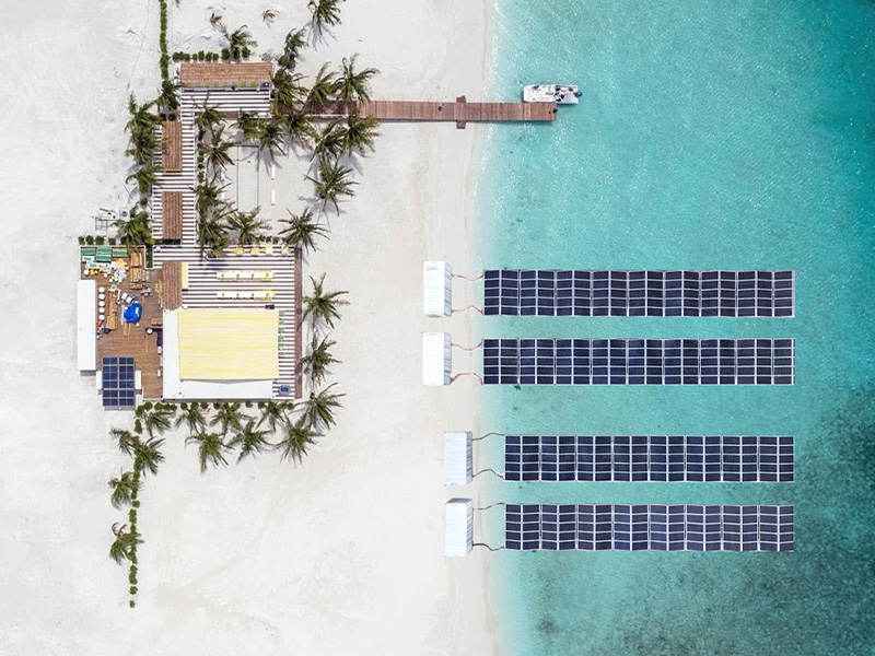 Solcellepanelbeholder (flytetype)